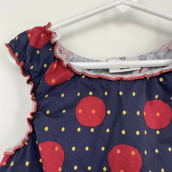 Hanna Andersson 130cm US 8 Tunic Tank Top Polka Dot - Picture 4 of 11